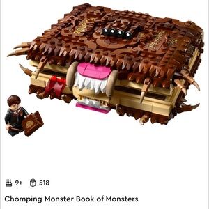 LEGO Monster Book with Brown and Pink Accents